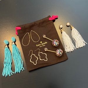 Bauble Bar / Stella & Dot 5 pack Dangle Earrings Grab Bag